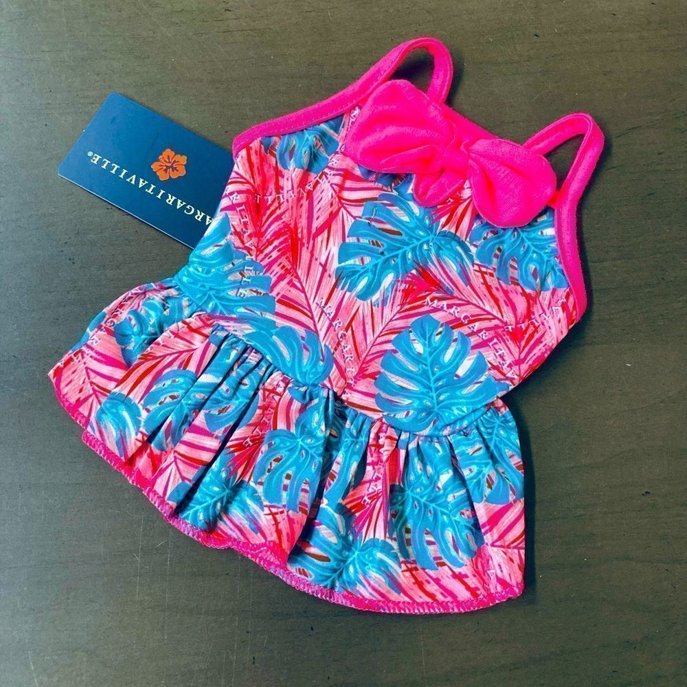 NWT Margaritaville Dog Tropical Botanical Sun Dress XS